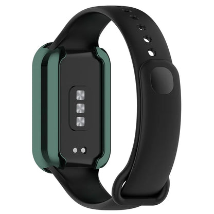 For Xiaomi Smart Band 8 Active / Redmi Band 2 TPU Watch Case Electroplating Frame Cover