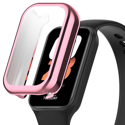 For Xiaomi Smart Band 8 Active / Redmi Band 2 TPU Watch Case Electroplating Frame Cover