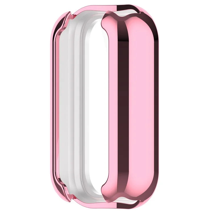 For Xiaomi Smart Band 8 Active / Redmi Band 2 TPU Watch Case Electroplating Frame Cover