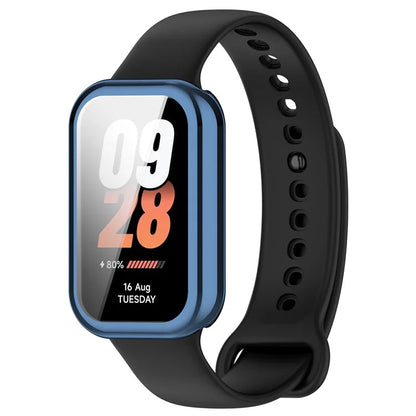 For Xiaomi Smart Band 8 Active / Redmi Band 2 TPU Watch Case Electroplating Frame Cover