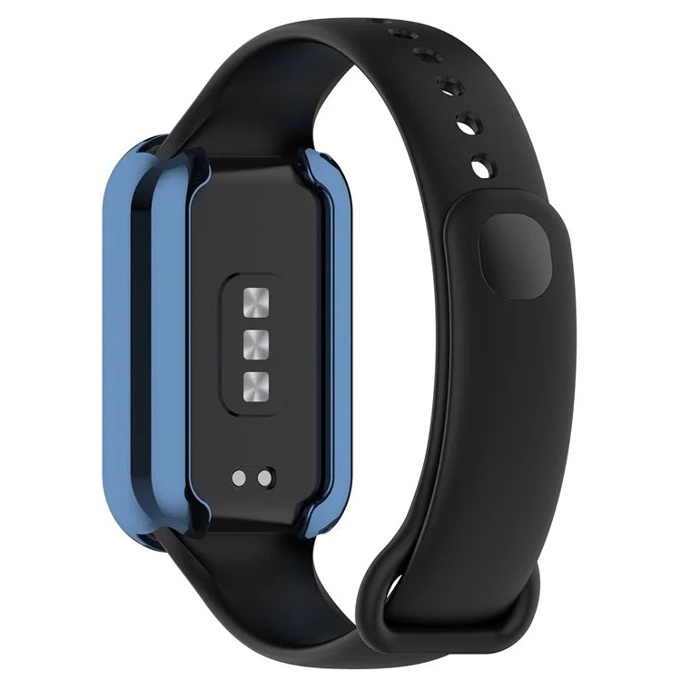 For Xiaomi Smart Band 8 Active / Redmi Band 2 TPU Watch Case Electroplating Frame Cover