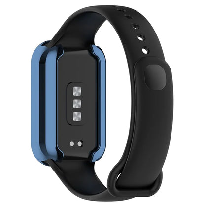 For Xiaomi Smart Band 8 Active / Redmi Band 2 TPU Watch Case Electroplating Frame Cover