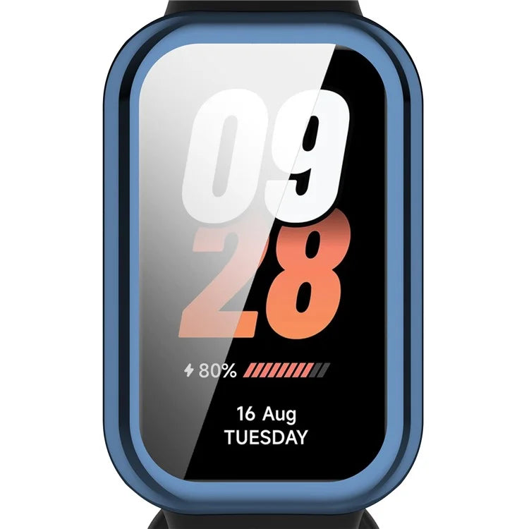For Xiaomi Smart Band 8 Active / Redmi Band 2 TPU Watch Case Electroplating Frame Cover