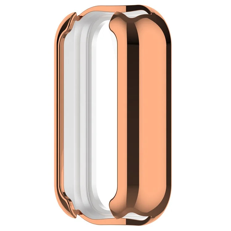 For Xiaomi Smart Band 8 Active / Redmi Band 2 TPU Watch Case Electroplating Frame Cover