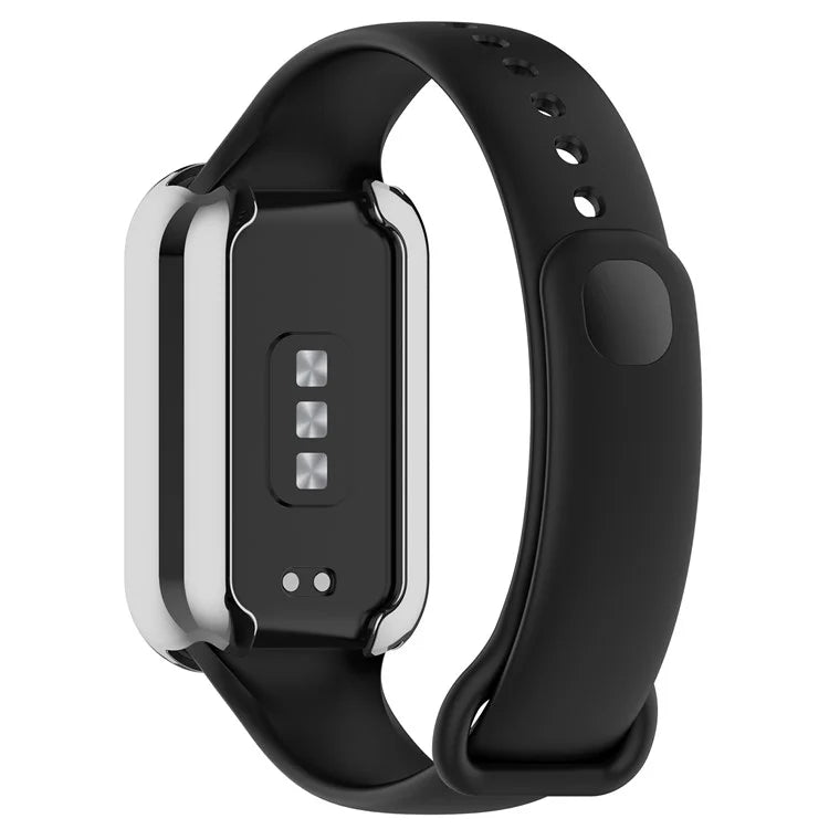 For Xiaomi Smart Band 8 Active / Redmi Band 2 TPU Watch Case Electroplating Frame Cover
