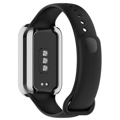 For Xiaomi Smart Band 8 Active / Redmi Band 2 TPU Watch Case Electroplating Frame Cover