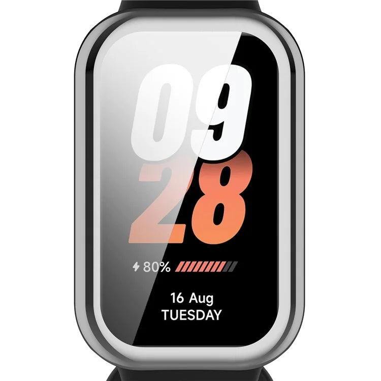 For Xiaomi Smart Band 8 Active / Redmi Band 2 TPU Watch Case Electroplating Frame Cover