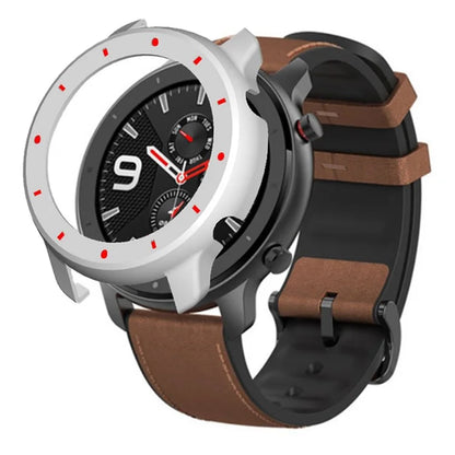 For Huami Amazfit GTR 47mm Anti-collision PC Watch Case Dual Color Design Protective Frame