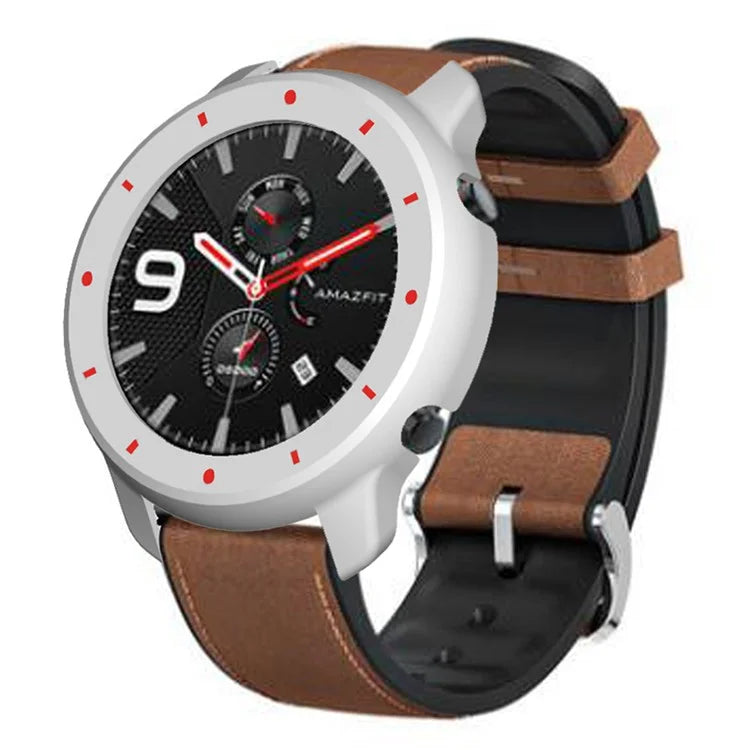 For Huami Amazfit GTR 47mm Anti-collision PC Watch Case Dual Color Design Protective Frame