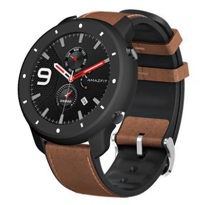 For Huami Amazfit GTR 47mm Anti-collision PC Watch Case Dual Color Design Protective Frame