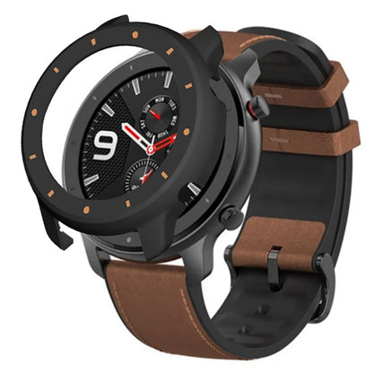 For Huami Amazfit GTR 47mm Anti-collision PC Watch Case Dual Color Design Protective Frame