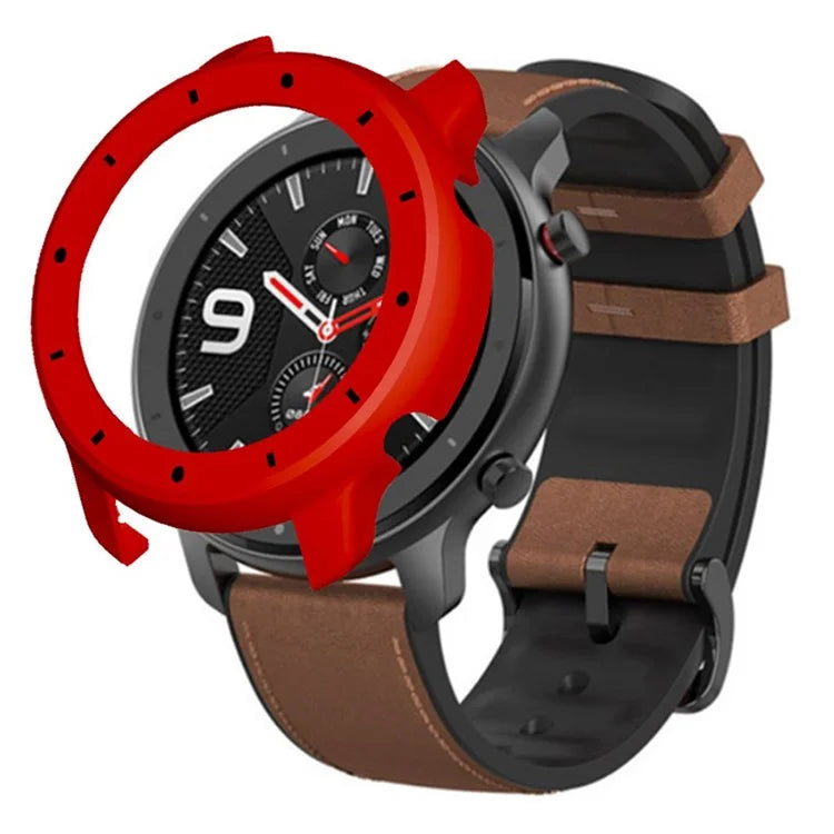 For Huami Amazfit GTR 47mm Anti-collision PC Watch Case Dual Color Design Protective Frame