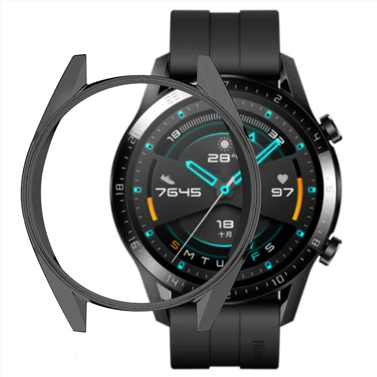 Huawei Watch GT / Watch GT 2 46mm / Watch GT 2 42mm Watch Case TPU Electroplating Frame Protector