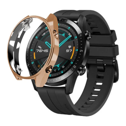 Huawei Watch GT / Watch GT 2 46mm / Watch GT 2 42mm Watch Case TPU Electroplating Frame Protector