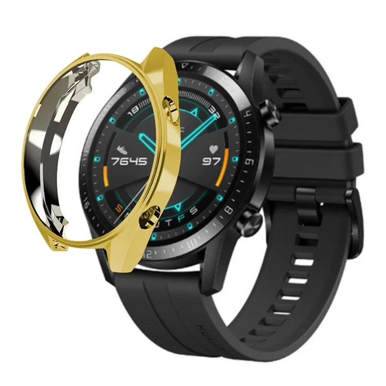 Huawei Watch GT / Watch GT 2 46mm / Watch GT 2 42mm Watch Case TPU Electroplating Frame Protector