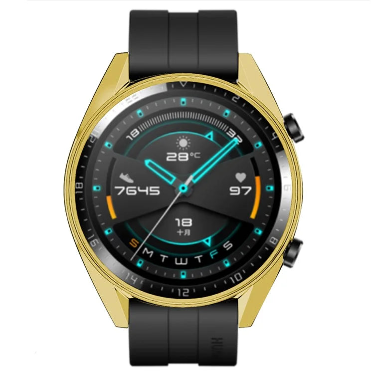 Huawei Watch GT / Watch GT 2 46mm / Watch GT 2 42mm Watch Case TPU Electroplating Frame Protector