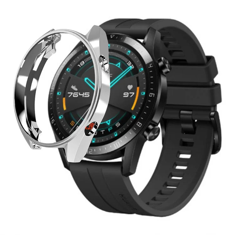 Huawei Watch GT / Watch GT 2 46mm / Watch GT 2 42mm Watch Case TPU Electroplating Frame Protector