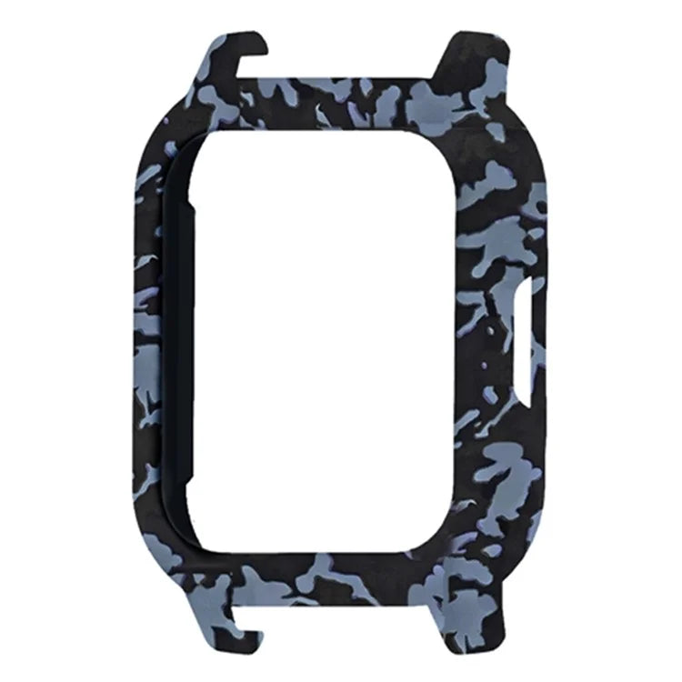 For Haylou Solar LS02 Watch Protective Case PC Pattern Printed Slim-Fit Frame Cover