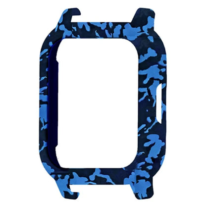 For Haylou Solar LS02 Watch Protective Case PC Pattern Printed Slim-Fit Frame Cover