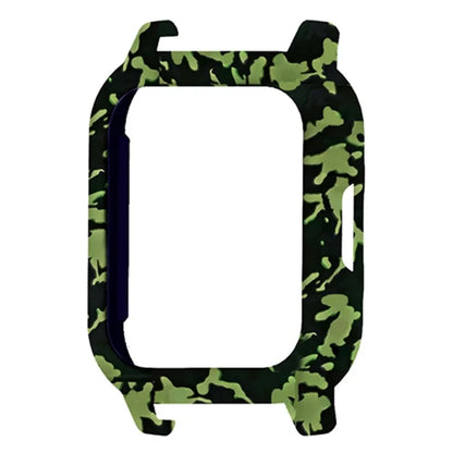 For Haylou Solar LS02 Watch Protective Case PC Pattern Printed Slim-Fit Frame Cover