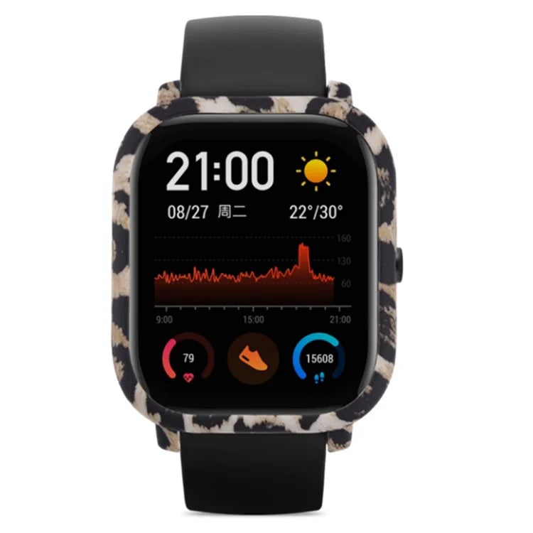 For Huami Amazfit GTS Case Hard PC Pattern Printed Protective Frame Cover