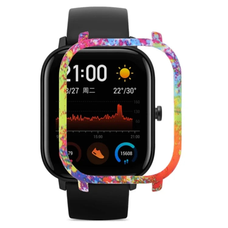 For Huami Amazfit GTS Case Hard PC Pattern Printed Protective Frame Cover
