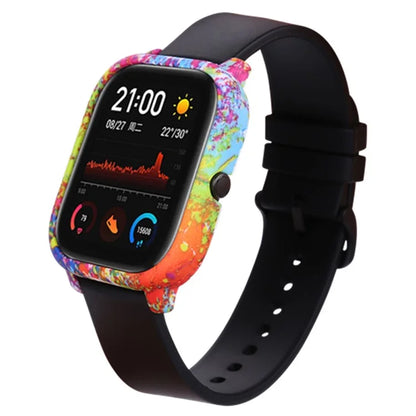For Huami Amazfit GTS Case Hard PC Pattern Printed Protective Frame Cover