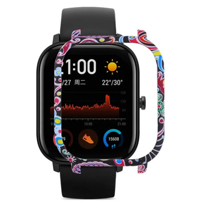 For Huami Amazfit GTS Case Hard PC Pattern Printed Protective Frame Cover