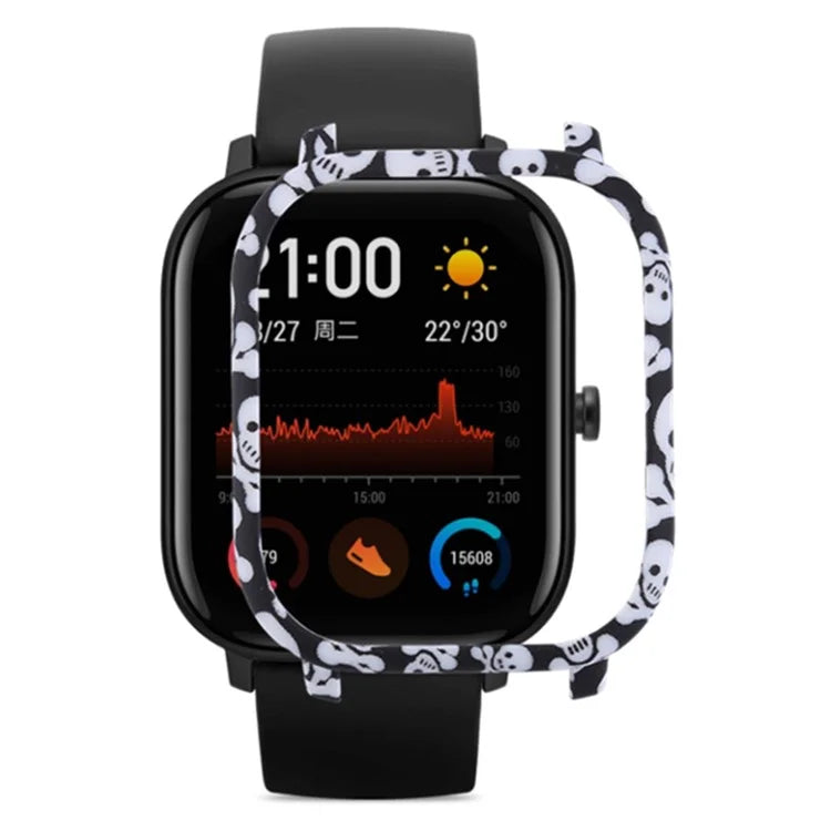 For Huami Amazfit GTS Case Hard PC Pattern Printed Protective Frame Cover