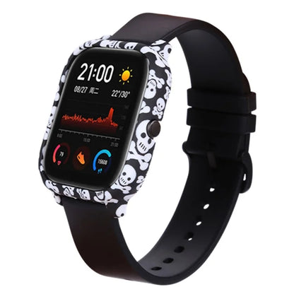 For Huami Amazfit GTS Case Hard PC Pattern Printed Protective Frame Cover