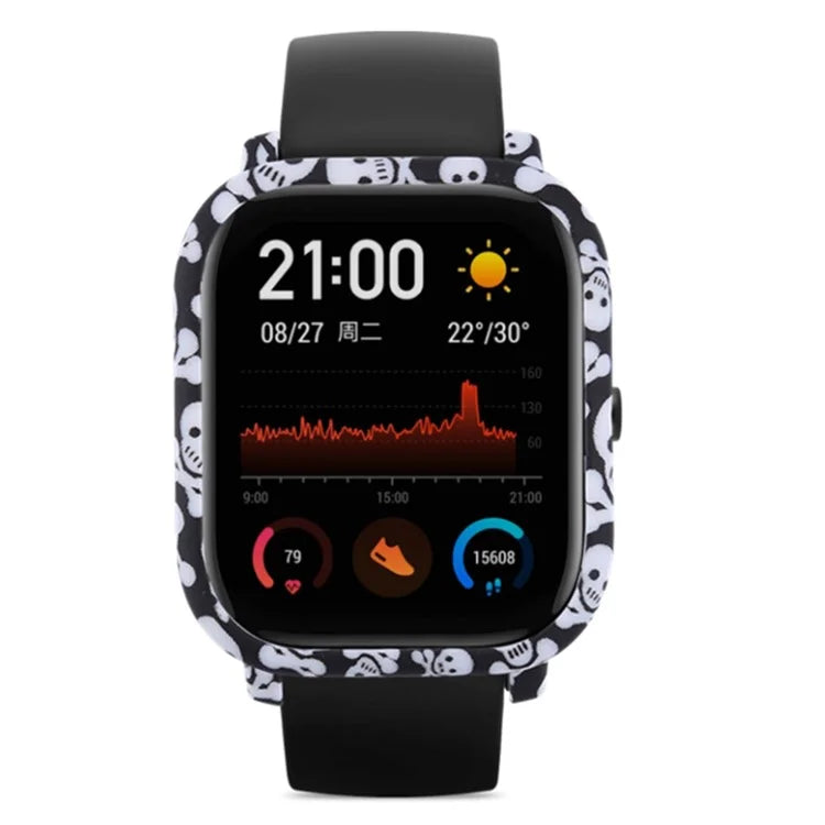 For Huami Amazfit GTS Case Hard PC Pattern Printed Protective Frame Cover