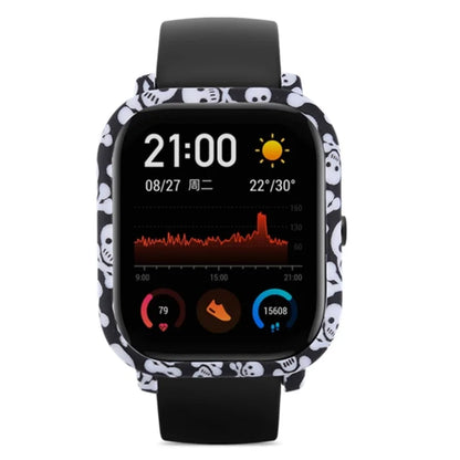 For Huami Amazfit GTS Case Hard PC Pattern Printed Protective Frame Cover