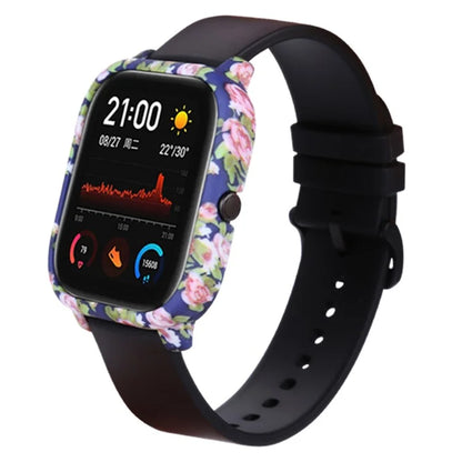 For Huami Amazfit GTS Case Hard PC Pattern Printed Protective Frame Cover