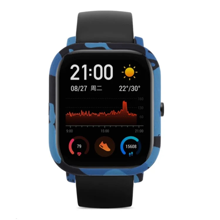 For Huami Amazfit GTS Case Hard PC Pattern Printed Protective Frame Cover