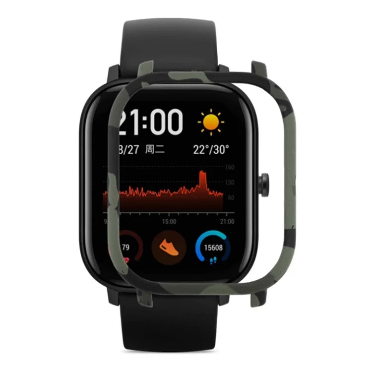 For Huami Amazfit GTS Case Hard PC Pattern Printed Protective Frame Cover
