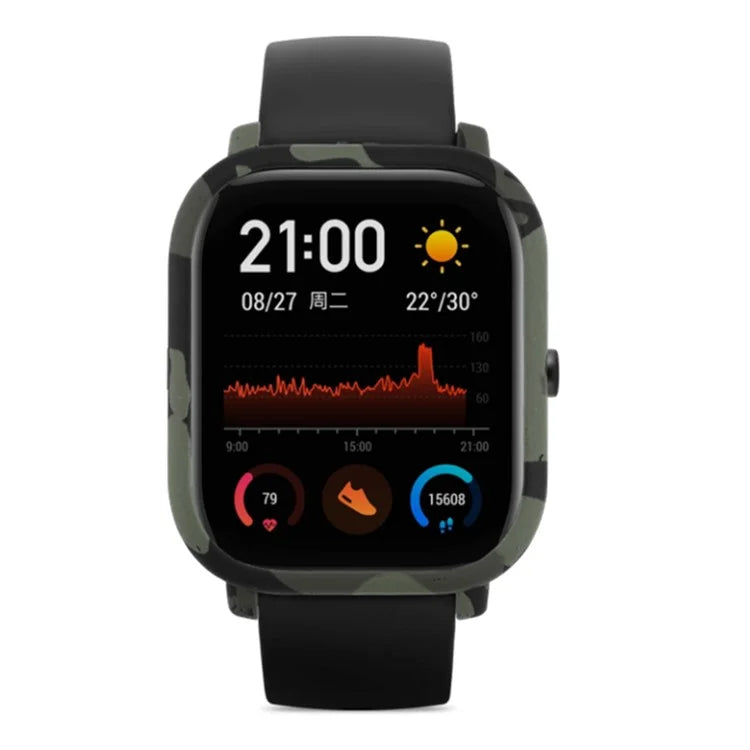 For Huami Amazfit GTS Case Hard PC Pattern Printed Protective Frame Cover