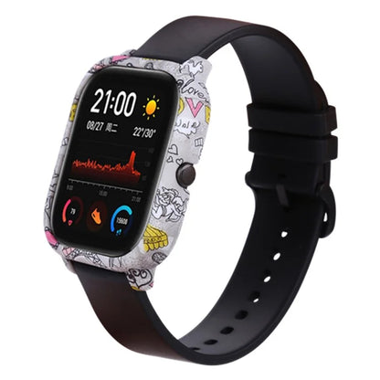 For Huami Amazfit GTS Case Hard PC Pattern Printed Protective Frame Cover