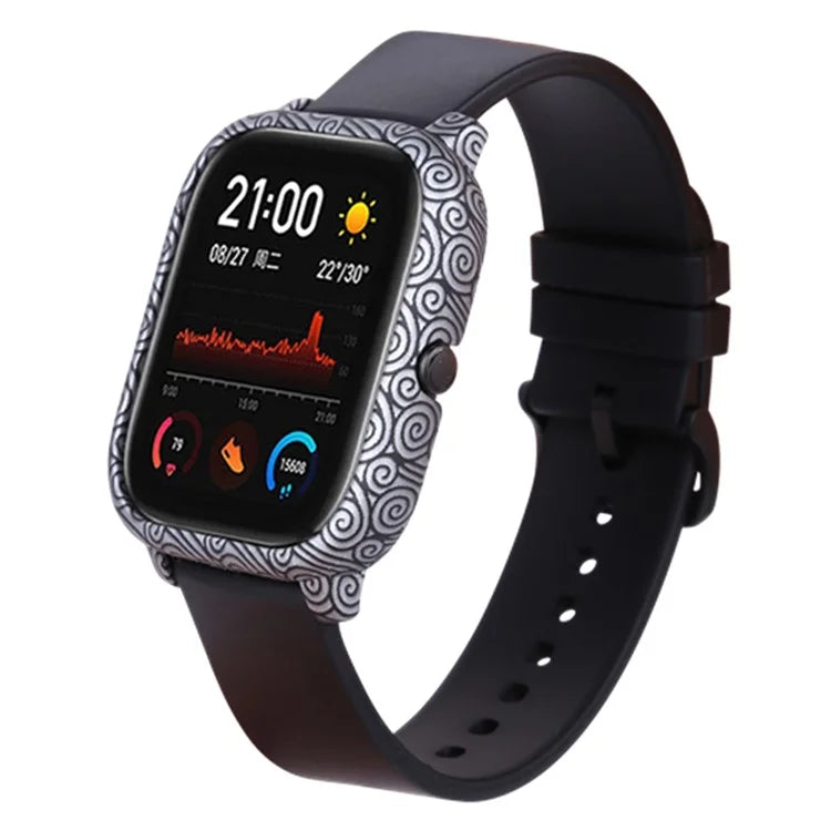 For Huami Amazfit GTS Case Hard PC Pattern Printed Protective Frame Cover