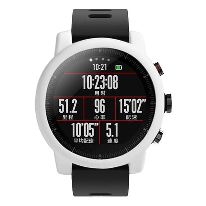 For Huami Amazfit Stratos 2 Watch Protective Frame Soft Silicone Drop-proof Cover