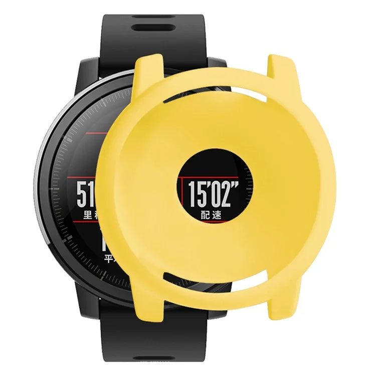 For Huami Amazfit Stratos 2 Watch Protective Frame Soft Silicone Drop-proof Cover