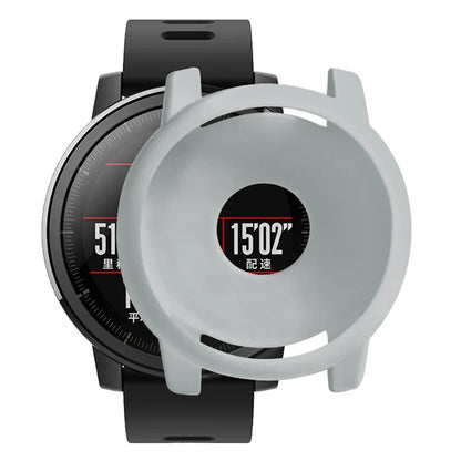 For Huami Amazfit Stratos 2 Watch Protective Frame Soft Silicone Drop-proof Cover