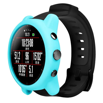 For Huami Amazfit Stratos 2 Watch Protective Frame Soft Silicone Drop-proof Cover