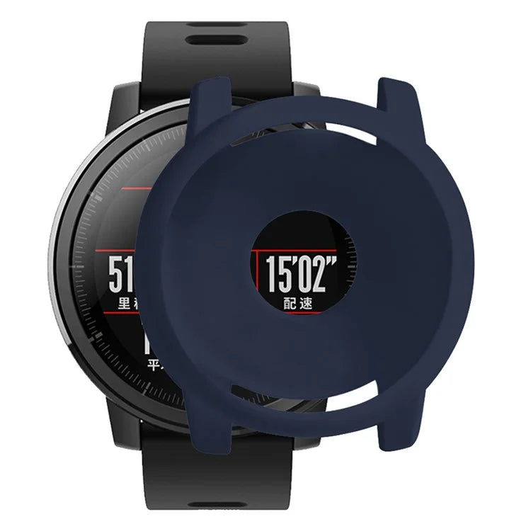 For Huami Amazfit Stratos 2 Watch Protective Frame Soft Silicone Drop-proof Cover