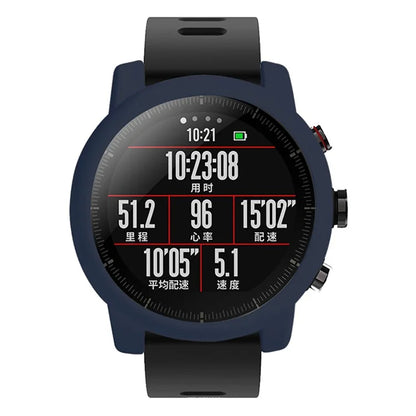 For Huami Amazfit Stratos 2 Watch Protective Frame Soft Silicone Drop-proof Cover