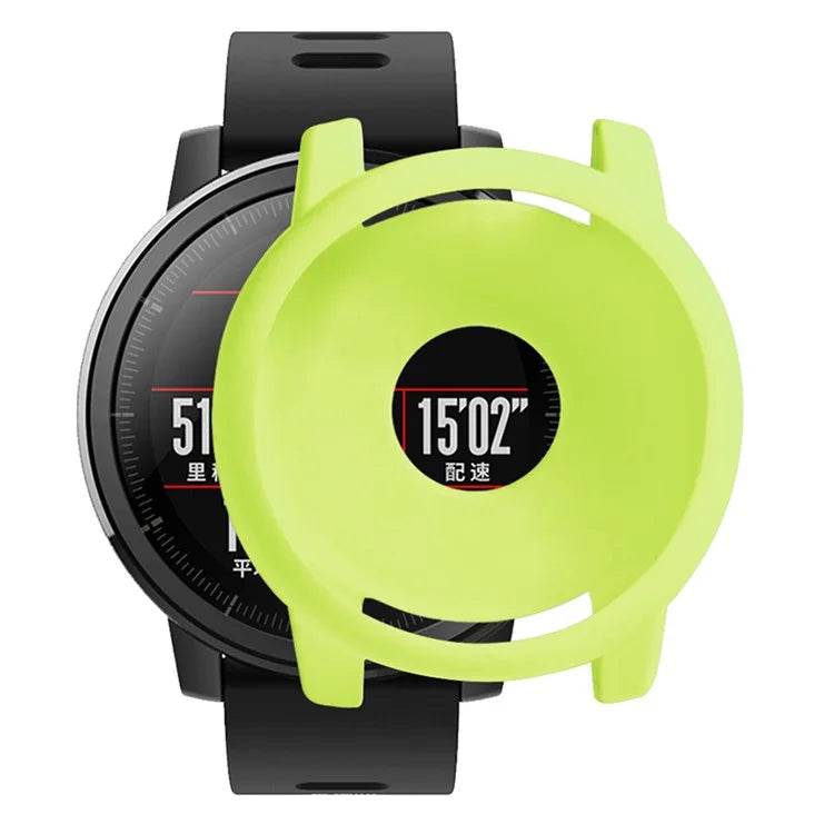 For Huami Amazfit Stratos 2 Watch Protective Frame Soft Silicone Drop-proof Cover