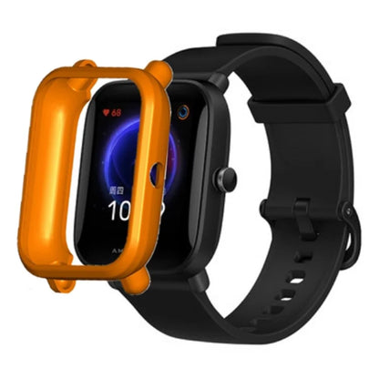 For Huami Amazfit Bip Pop / Bip / Bip U Watch Case Scratch-proof Soft TPU Frame Cover