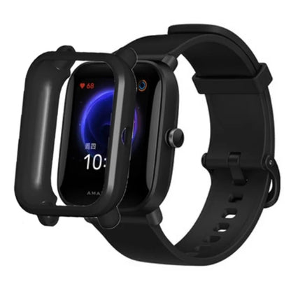For Huami Amazfit Bip Pop / Bip / Bip U Watch Case Scratch-proof Soft TPU Frame Cover