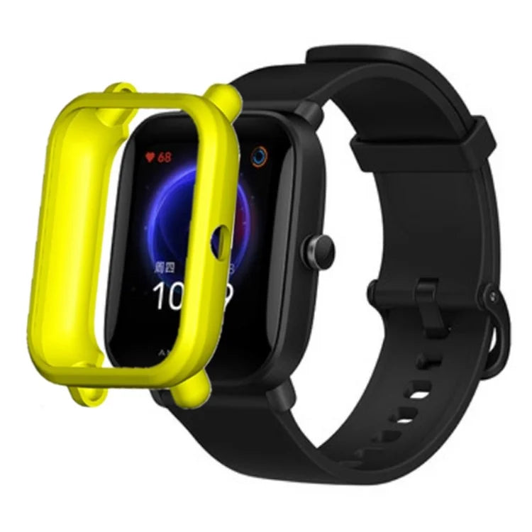 For Huami Amazfit Bip Pop / Bip / Bip U Watch Case Scratch-proof Soft TPU Frame Cover