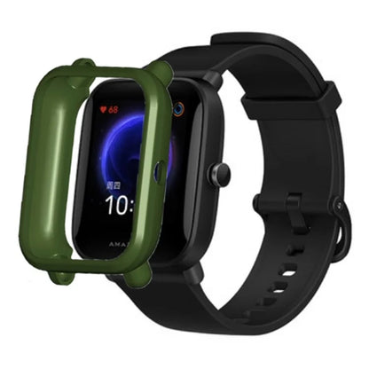 For Huami Amazfit Bip Pop / Bip / Bip U Watch Case Scratch-proof Soft TPU Frame Cover