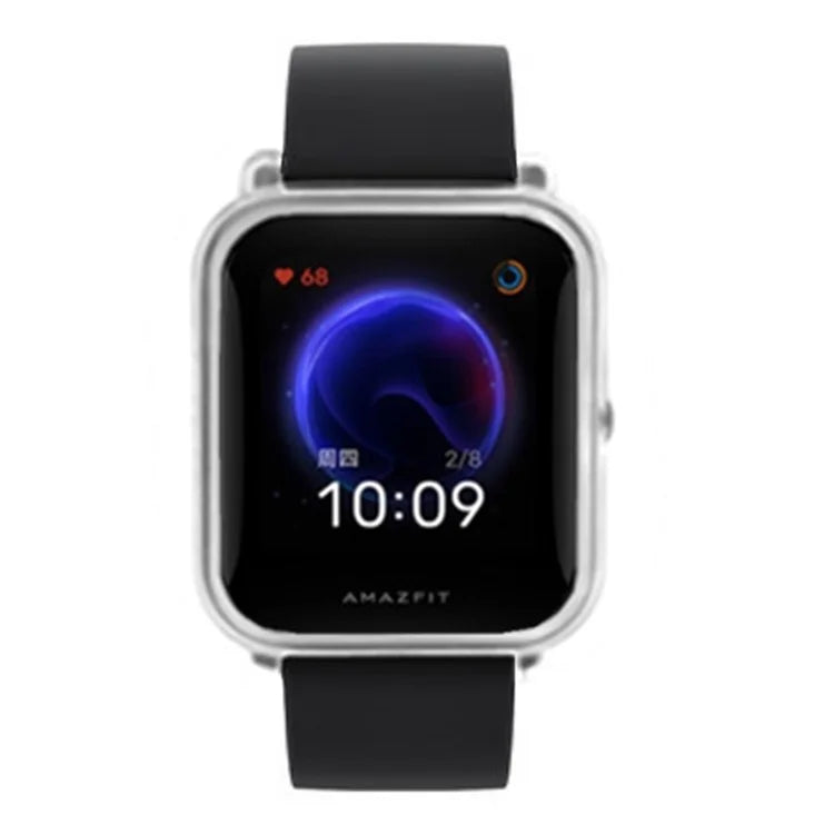 For Huami Amazfit Bip Pop / Bip / Bip U Watch Case Scratch-proof Soft TPU Frame Cover